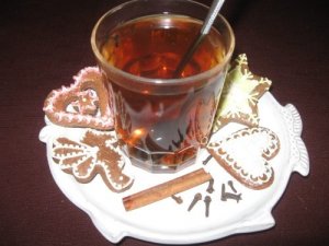 Mátový čaj se skořicí a hřebíčkem